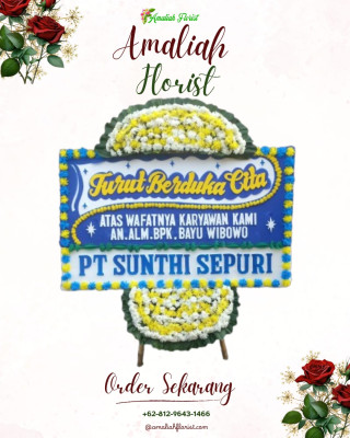 Papan Bunga Duka di Heledulaa Selatan